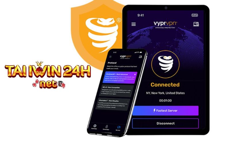 VyprVPN Fake IP truy cập iWinclub.win