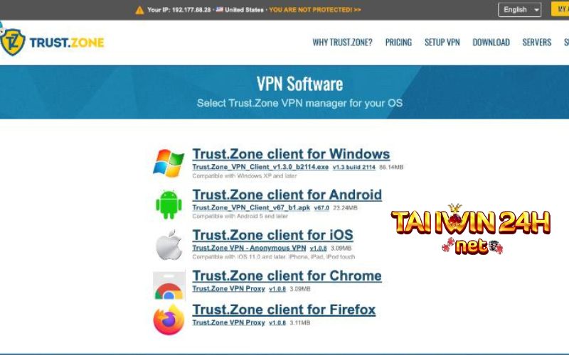 Hướng dẫn cài đặt Trust.Zone VPN